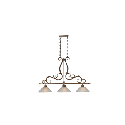 Zamora 3 Light 12" Wide Linear Pendant