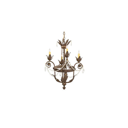 Antonia 4 Light 20" Wide Crystal Candle Style Chandelier