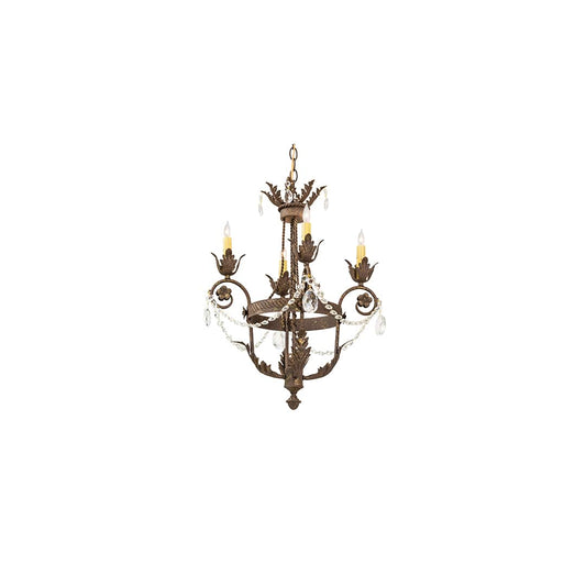Antonia 4 Light 20" Wide Crystal Candle Style Chandelier