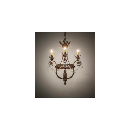 Antonia 4 Light 20" Wide Crystal Candle Style Chandelier