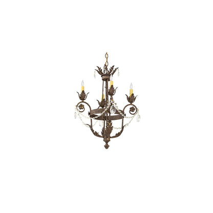 Antonia 4 Light 20" Wide Crystal Candle Style Chandelier
