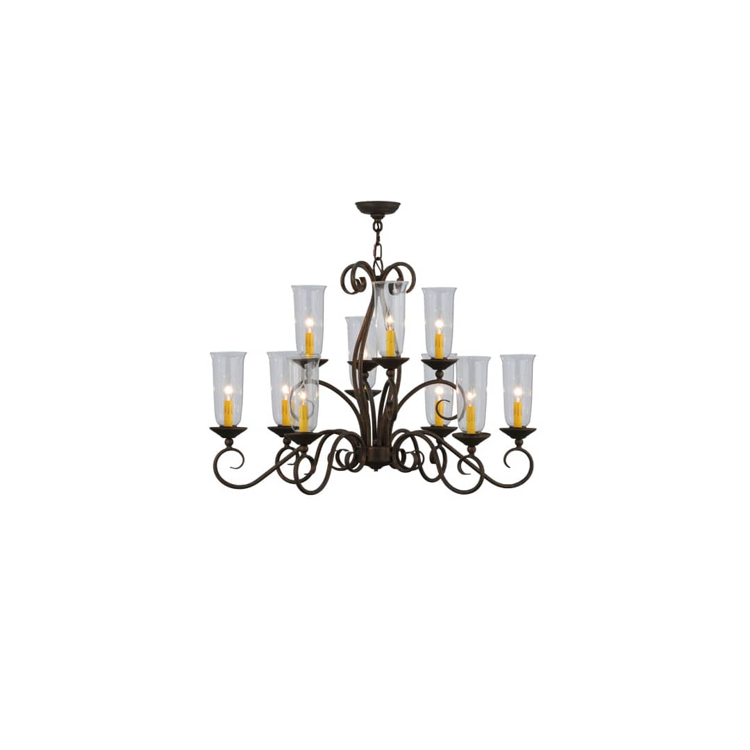 Wallis 10 Light 21" Wide Taper Candle Style Chandelier