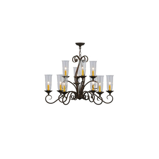 Wallis 10 Light 21" Wide Taper Candle Style Chandelier