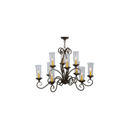Wallis 10 Light 21" Wide Taper Candle Style Chandelier