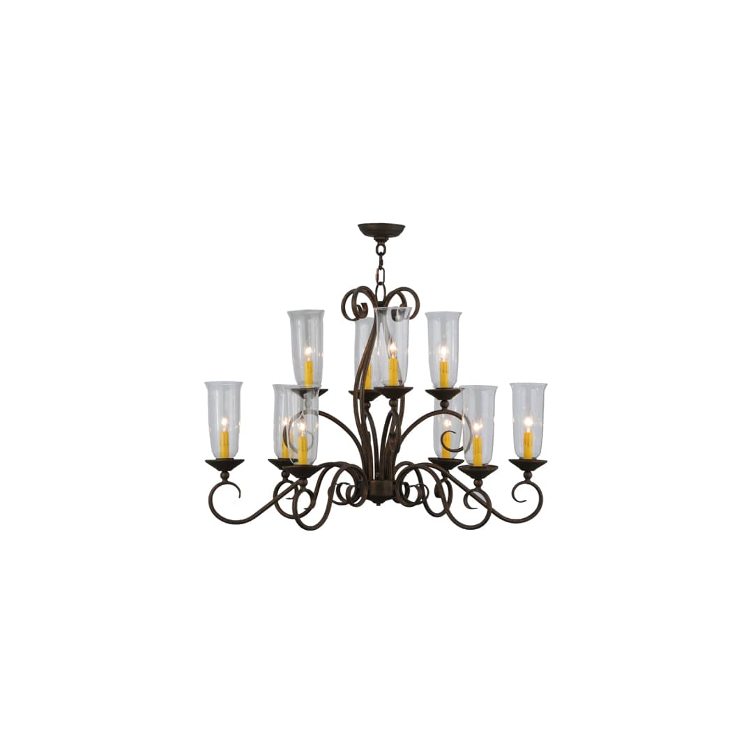 Wallis 10 Light 21" Wide Taper Candle Style Chandelier