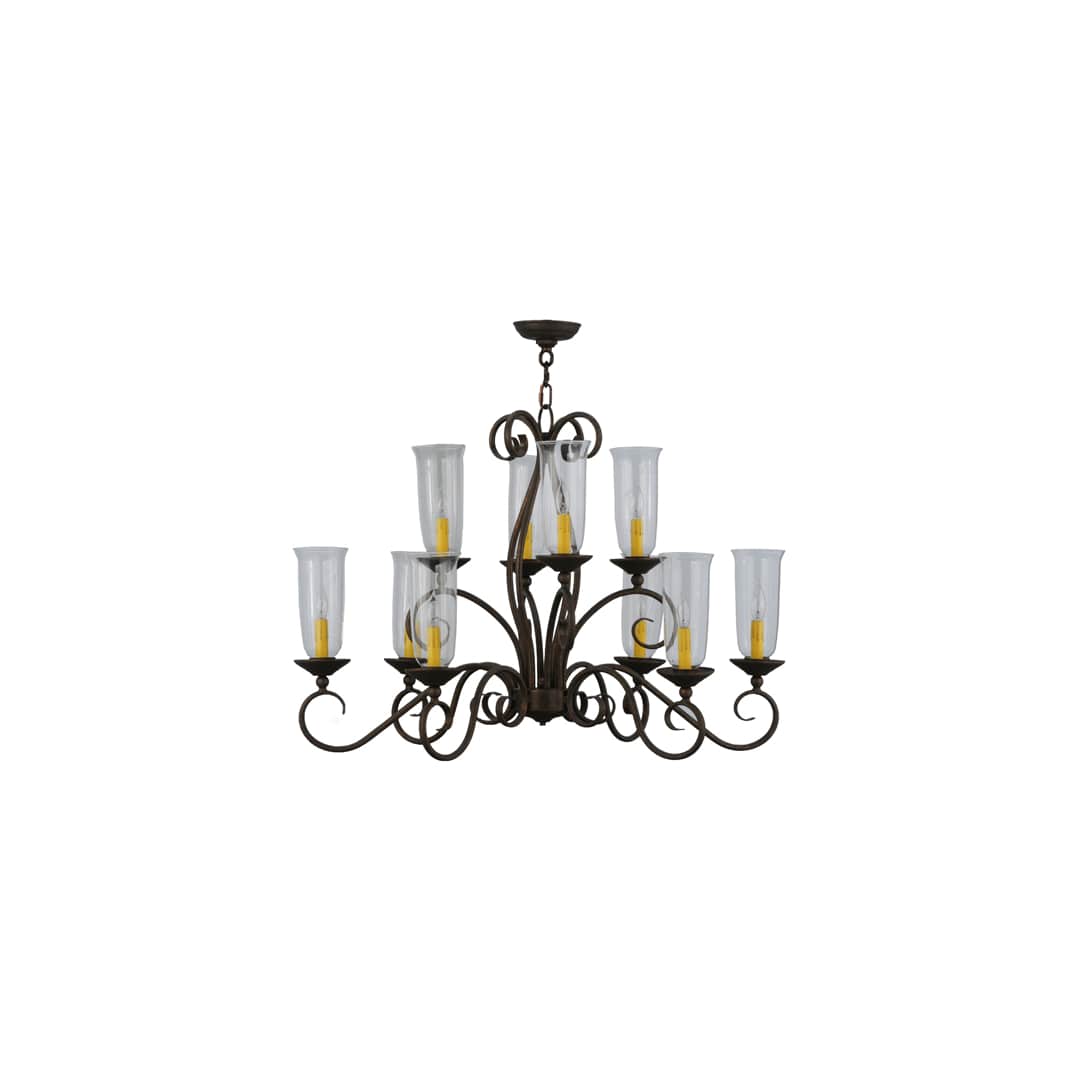 Wallis 10 Light 21" Wide Taper Candle Style Chandelier