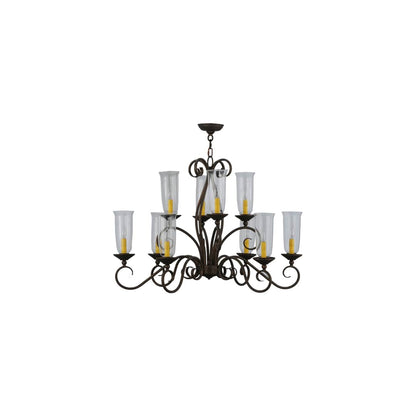 Wallis 10 Light 21" Wide Taper Candle Style Chandelier