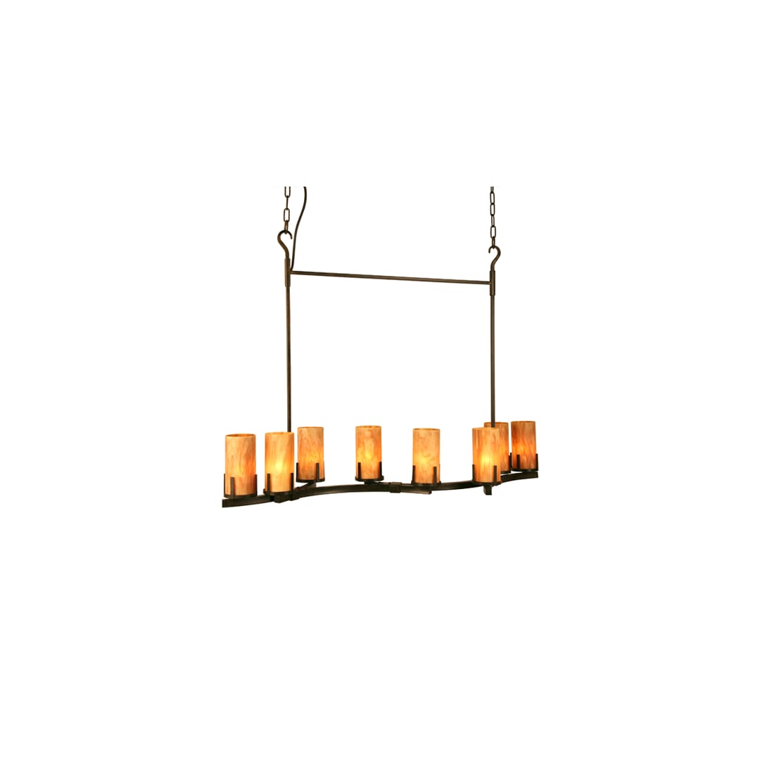Cero 8 Light 16" Wide Pillar Candle Linear Pendant