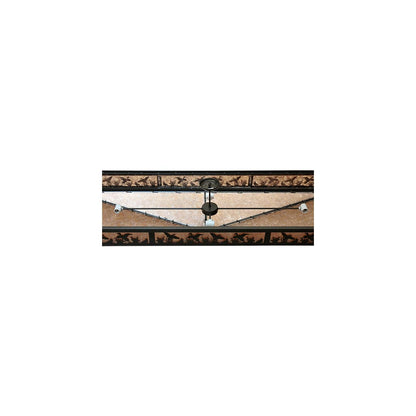 Ducks in Flight 8 Light 80" Wide Semi-Flush Linear Ceiling Fixture
