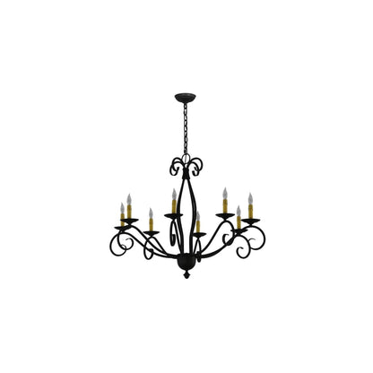 Sienna 8 Light 36" Wide Taper Candle Style Chandelier