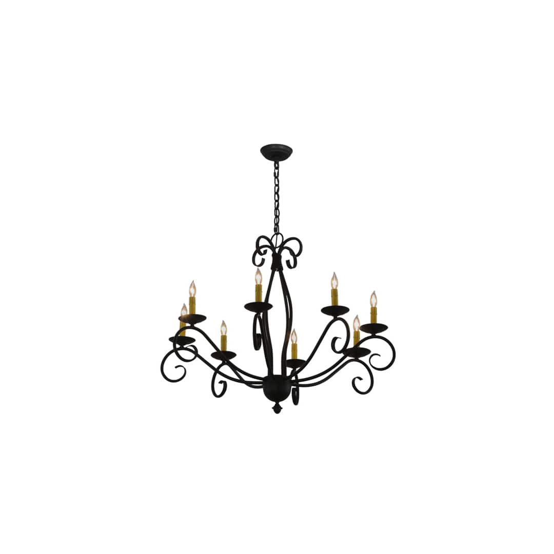 Sienna 8 Light 36" Wide Taper Candle Style Chandelier