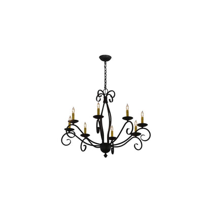 Sienna 8 Light 36" Wide Taper Candle Style Chandelier