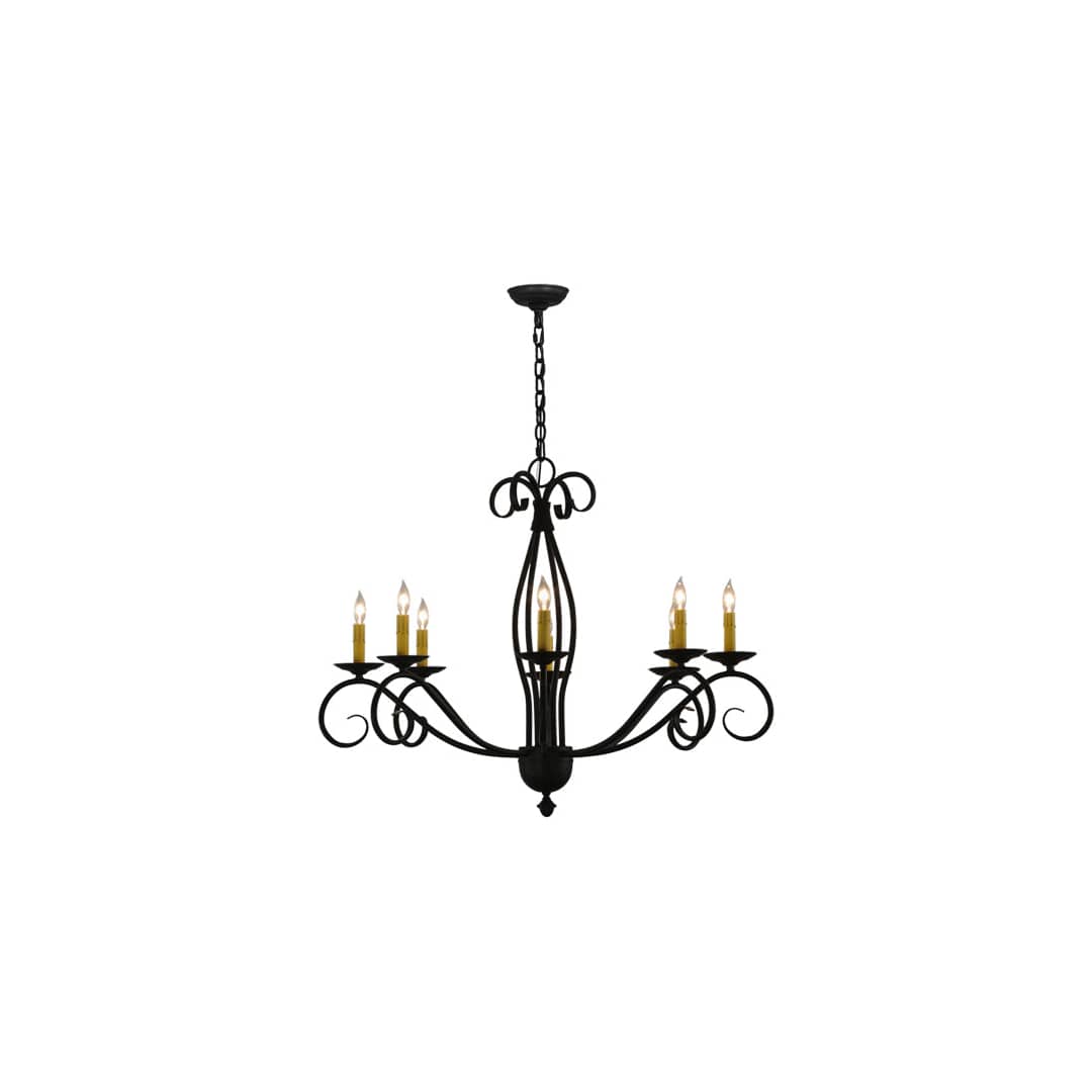 Sienna 8 Light 36" Wide Taper Candle Style Chandelier