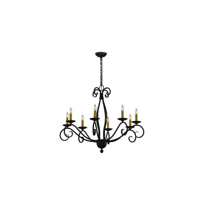 Sienna 8 Light 36" Wide Taper Candle Style Chandelier