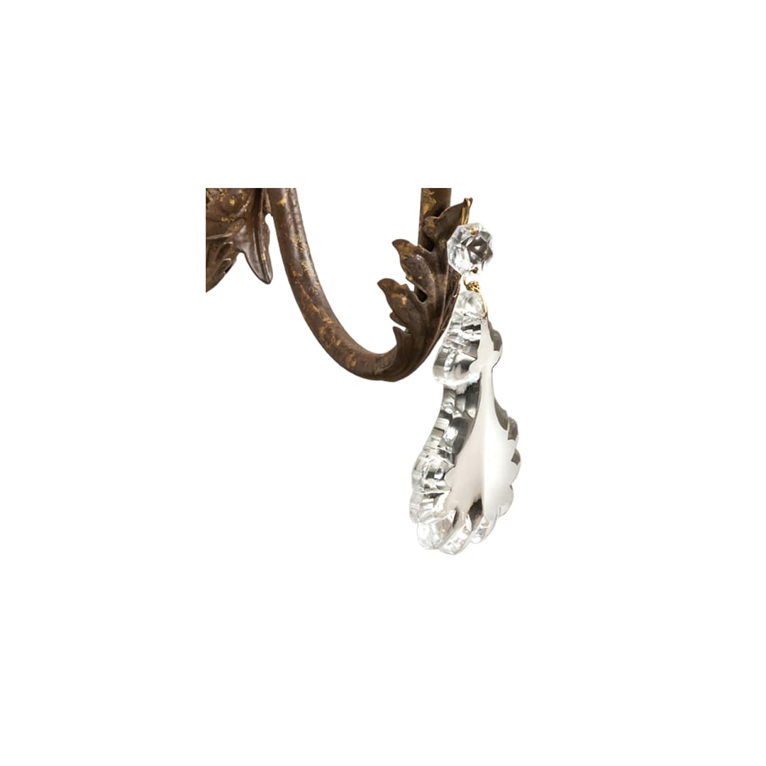 French Elegance 3 Light 18" Wide Crystal Candle Style Chandelier