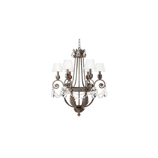 Antonia 6 Light 26" Wide Crystal Chandelier