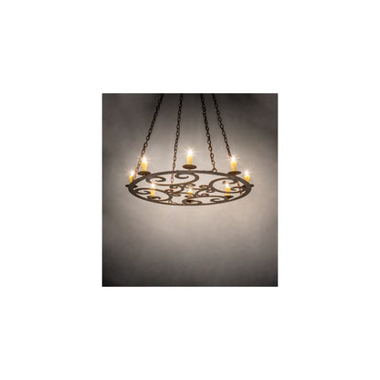 Ashley 8 Light 42" Wide Taper Candle Style Chandelier