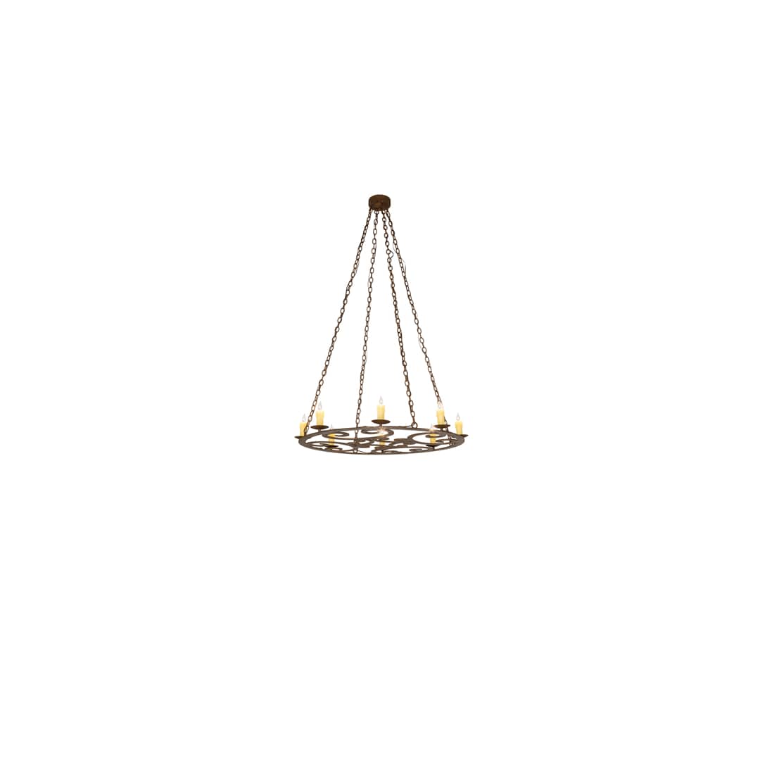 Ashley 8 Light 42" Wide Taper Candle Style Chandelier