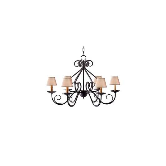 Jenna 6 Light 36" Wide Chandelier