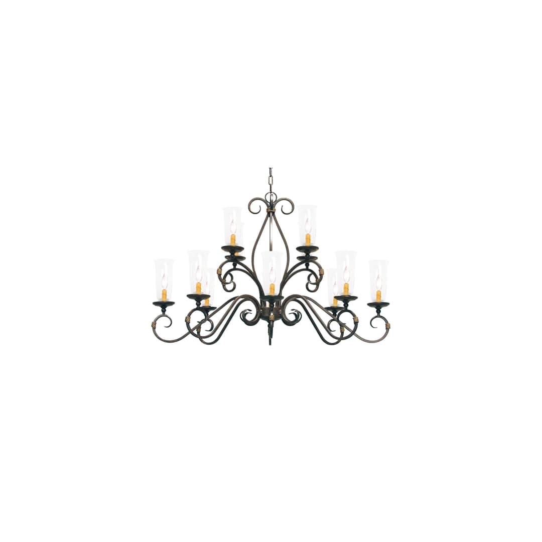 Zola 12 Light 30" Wide Taper Candle Style Chandelier