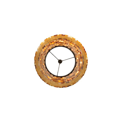 Cilindro Calico 24 Light 45" Wide Semi-Flush Drum Ceiling Fixture