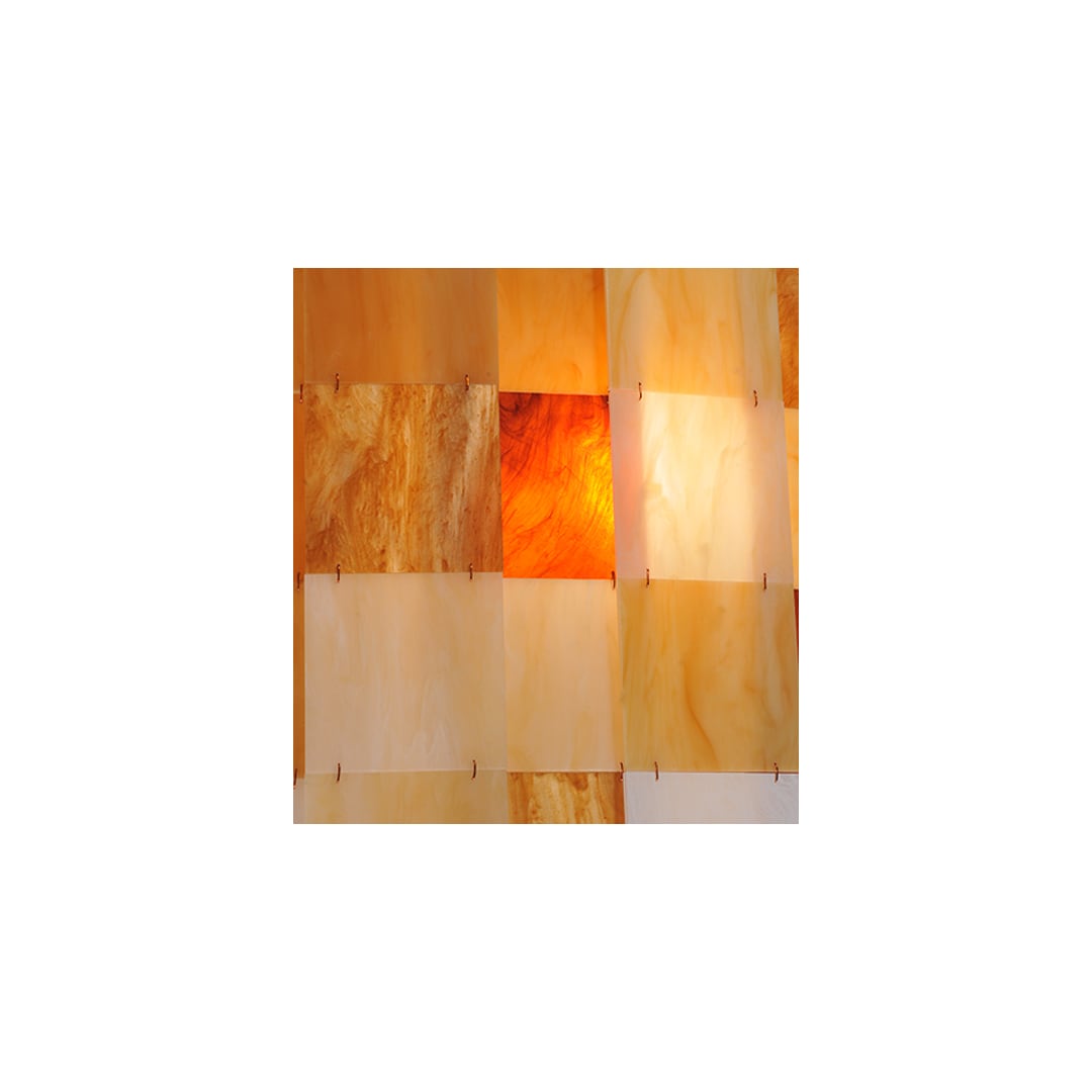 Cilindro Calico 24 Light 45" Wide Semi-Flush Drum Ceiling Fixture