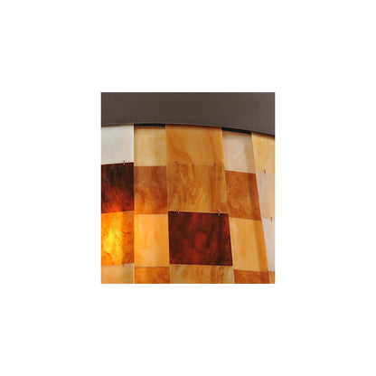 Cilindro Calico 24 Light 45" Wide Semi-Flush Drum Ceiling Fixture
