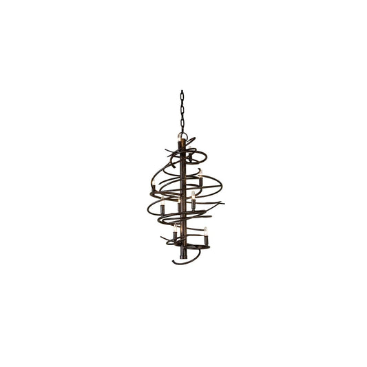 Cyclone 9 Light 18" Wide Taper Candle Style Chandelier