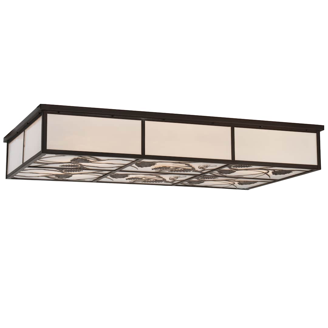 Mountain Pine Oblong Flush Mount Ceiling Fixture