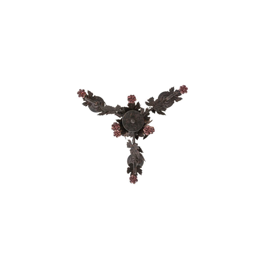 Vineyard 3 Light 18" Wide Taper Candle Style Chandelier