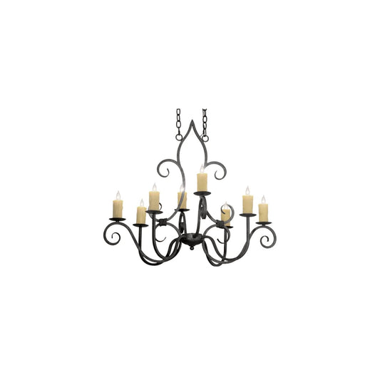 Clifton 8 Light 26" Wide Taper Candle Style Chandelier