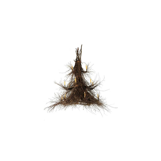 Twigs 15 Light 72" Wide Taper Candle Style Chandelier