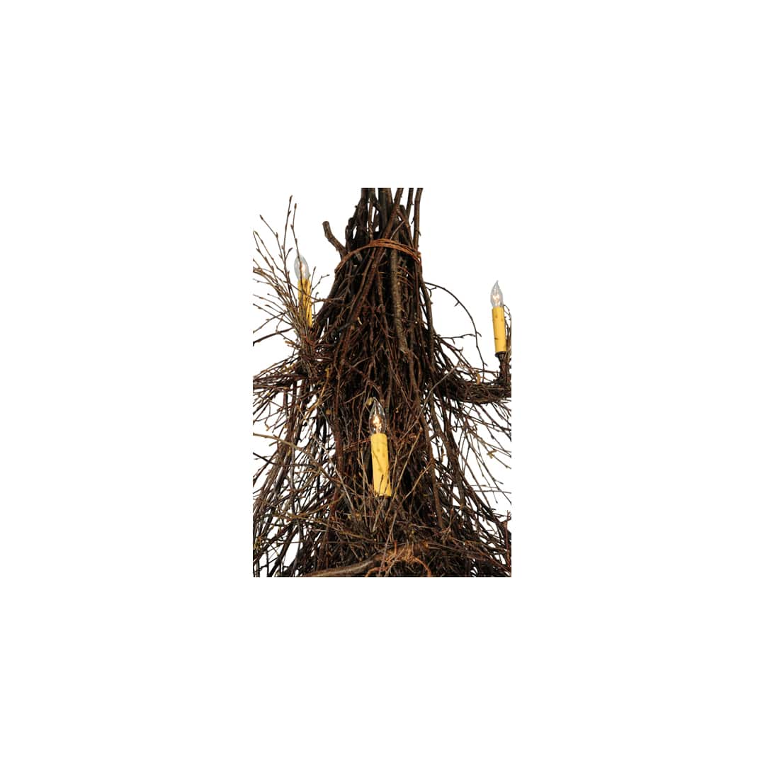 Twigs 15 Light 72" Wide Taper Candle Style Chandelier
