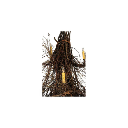 Twigs 15 Light 72" Wide Taper Candle Style Chandelier