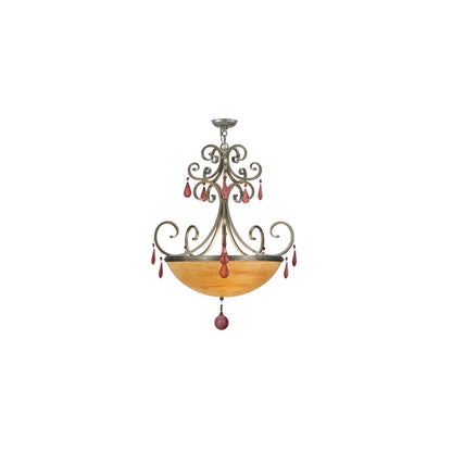 Jeri 4 Light 28" Wide Crystal Pendant