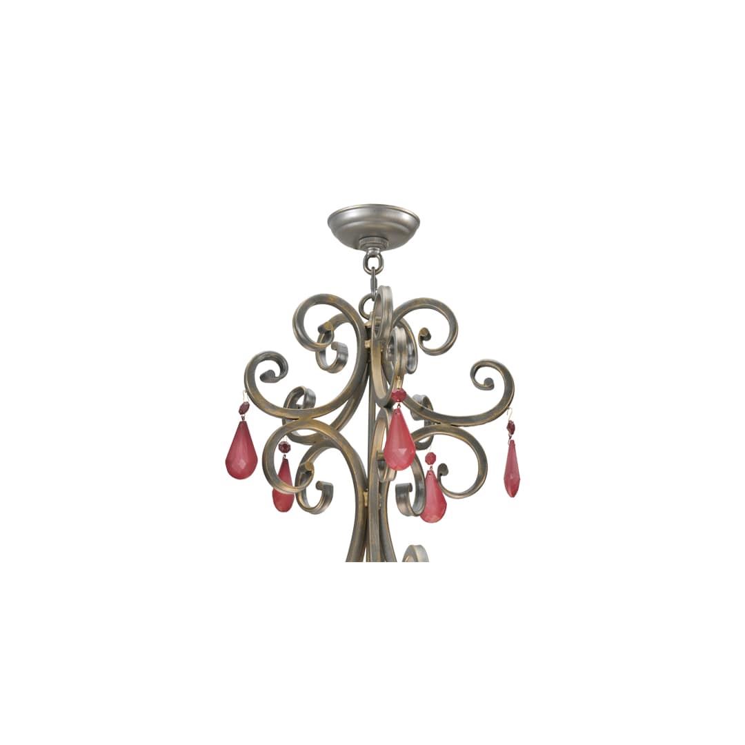 Jeri 4 Light 28" Wide Crystal Pendant