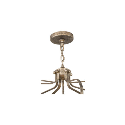 Citadel 4 Light 22" Wide Taper Candle Pendant