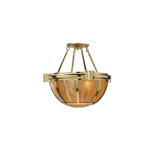 Auburn 33" Wide Semi-Flush Bowl Ceiling Fixture
