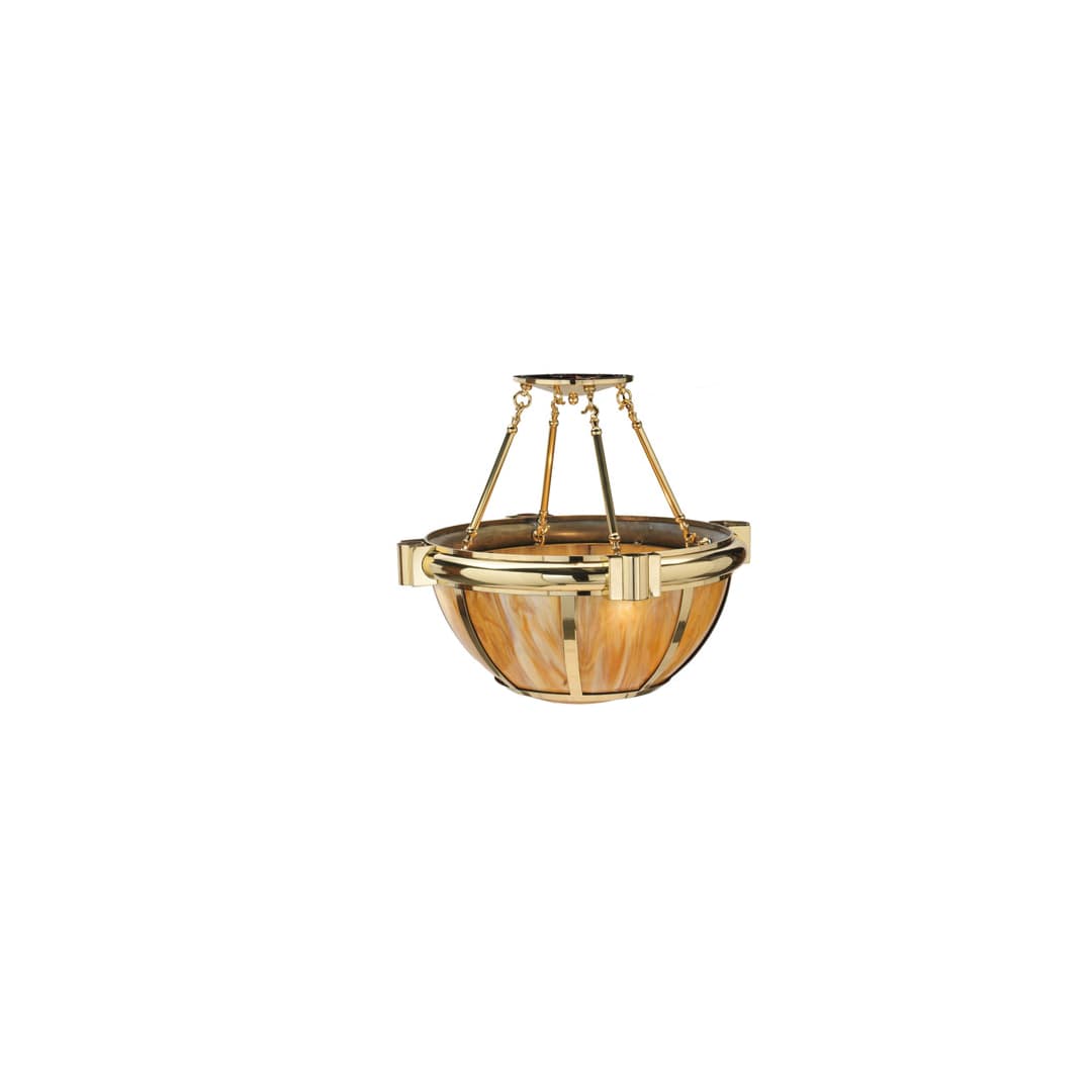 Auburn 33" Wide Semi-Flush Bowl Ceiling Fixture
