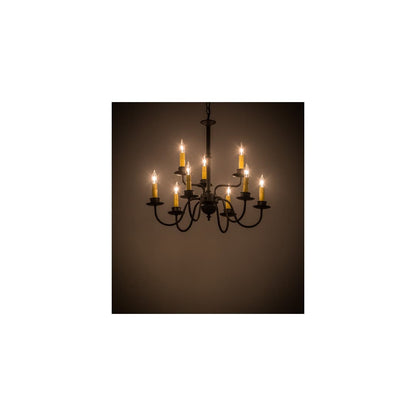 Ean 9 Light 22" Wide Taper Candle Style Chandelier