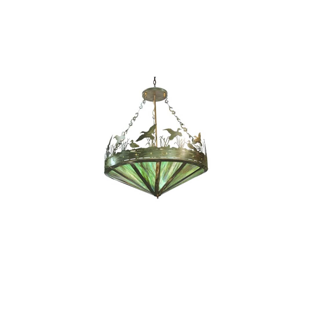 Ducks in Flight 9 Light 60" Wide Pendant