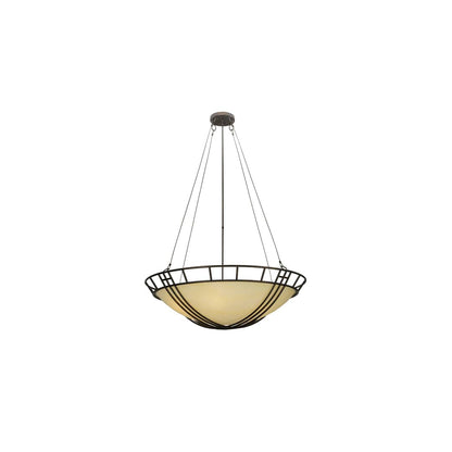 Flowing Cross 6 Light 48" Wide Pendant