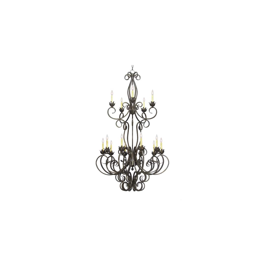 Alexis 15 Light 42" Wide Taper Candle Style Chandelier