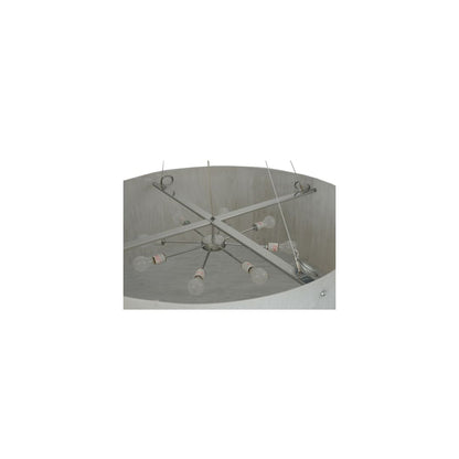 Cilindro 8 Light 48" Wide Suspension Pendant
