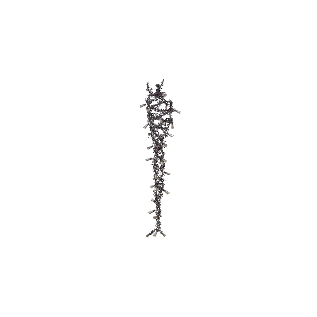 Vinca Vine 30 Light 40" Wide Wrought Iron Waterfall Chandelier