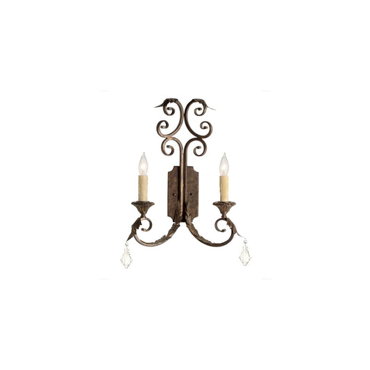 Serratina 2 Light 23" Tall Wall Sconce