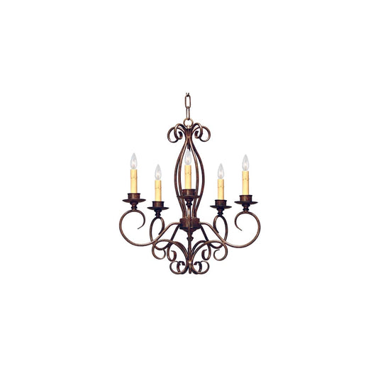 Elisha 22" Wide Taper Candle Style Chandelier