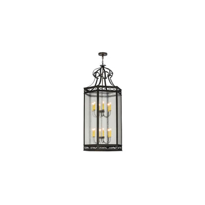 Estancia 12 Light 27" Wide Taper Candle Pendant