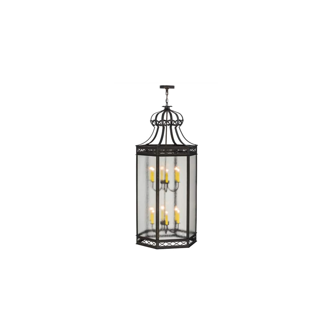 Estancia 12 Light 27" Wide Taper Candle Pendant