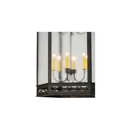 Estancia 12 Light 27" Wide Taper Candle Pendant